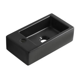 Fontein BWS Blong 40x22 Kraangat Links Mat Zwart Boss & Wessing