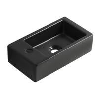 Fontein BWS Blong 40x22 Kraangat Links Mat Zwart Boss & Wessing