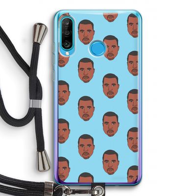 Kanye Call Me?: Huawei P30 Lite Transparant Hoesje met koord