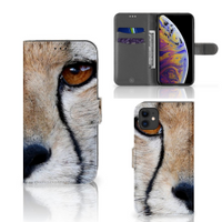 Apple iPhone 11 Telefoonhoesje met Pasjes Cheetah