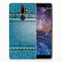 Nokia 7 Plus | Sillicone Back Cover | Jeans
