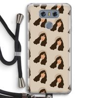 Bonjour mon amour: LG G6 Transparant Hoesje met koord