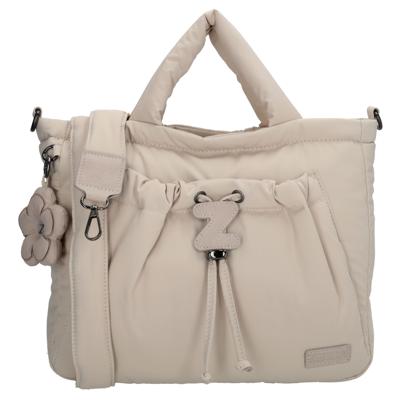 Zebra Trends Shopper/Handtas Puffy Juna Crème