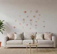 Muursticker wilde bloemen bloeiset