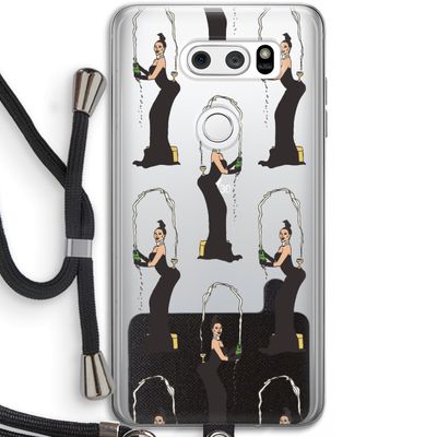 Pop Some Kim: LG V30 Transparant Hoesje met koord