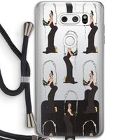 Pop Some Kim: LG V30 Transparant Hoesje met koord