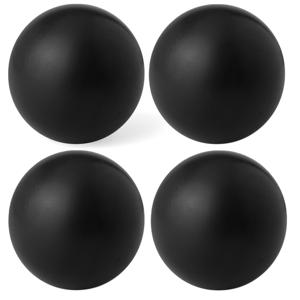 Anti stressballen Relaxman - 4x - zwart - 6 cm - Mindfullness - Relax - Ontspannen artikelen