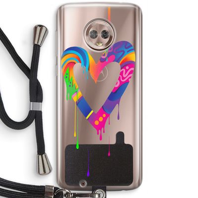 Melts My Heart: Motorola Moto G6 Transparant Hoesje met koord
