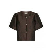 Neo noir - Bruin | Dames | Blouse | Bruin | 42 | regular | Kamst mode