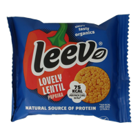 Leev Lovely lentil cakes paprika bio 18 Gram