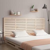 Hoofdbord wandmontage 186x3x91,5 cm massief grenenhout
