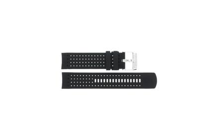 Horlogeband Festina F20353-1 / F20353-2 / F20353-4 / F20353-D / F20353-E / F20353-F Silicoon Zwart 22mm