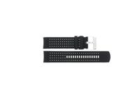 Horlogeband Festina F20353-1 / F20353-2 / F20353-4 / F20353-D / F20353-E / F20353-F Silicoon Zwart 22mm