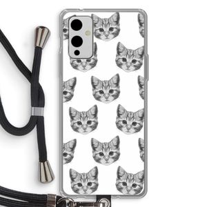 Kitten: OnePlus 9 Transparant Hoesje met koord