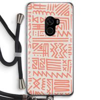 Marrakech Pink: Xiaomi Mi Mix 2 Transparant Hoesje met koord