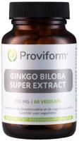 Proviform Ginkgo biloba super extract 200mg 60 Vegetarische capsules