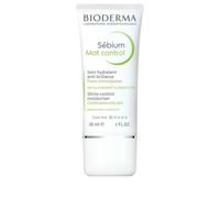 Gelaatsbehandeling Bioderma Sebium Mat Control Wit 30 ml Matte afwerking