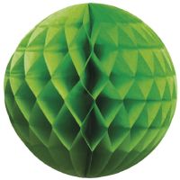 1x Papieren kerstballen groen 10 cm kerstversiering