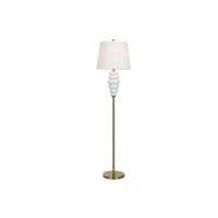 Vloerlamp Home ESPRIT Wit Gouden 220 V 43 x 43 x 170 cm