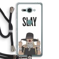 Slay All Day: Sony Xperia XZ2 Compact Transparant Hoesje met koord