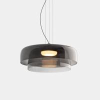 Glazen Plafondlamp Met Historische Charme en Moderne Functionaliteit