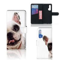 Honor 20 Pro | Telefoonhoesje | Met pasjeshouder | Franse Bulldog