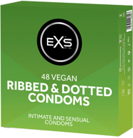 EXS Ribbed & Dotted Condooms 48 stuks