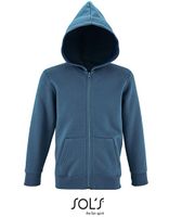 Sol’s L02092 Kids` Zip Hoodie Stone