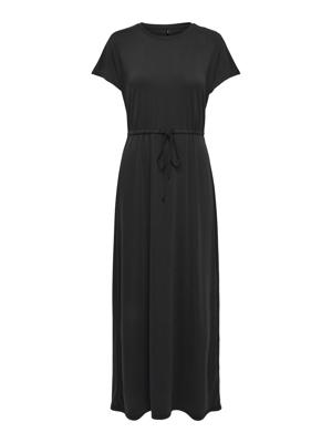 Only Onlhannah S/s Long Dress Jrs Jurken Black