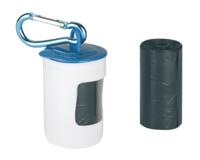 Hondenpoepzak dispenser wit kunststof