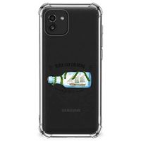 Samsung Galaxy A03 Stevig Bumper Hoesje Boho Bottle