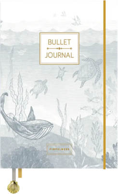 Pimpelmees Bullet Journal PRO Luxe Mono Breezy Blue Pimpelmees Bullet Journal PRO Luxe Mono Breezy Blue