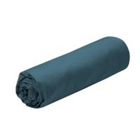 Hoeslaken Elysee - 2-persoons - 160 x 200 cm - donkerblauw - premium kwaliteit - percal katoen