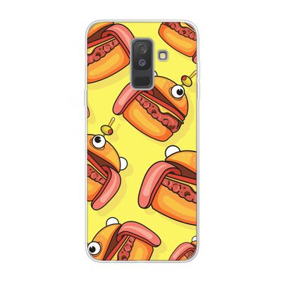 Hamburger: Samsung Galaxy A6 Plus (2018) Transparant Hoesje