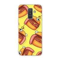 Hamburger: Samsung Galaxy A6 Plus (2018) Transparant Hoesje Hamburger: Samsung Galaxy A6 Plus (2018) Transparant Hoesje