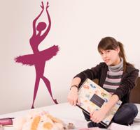 Muursticker Ballet Ballerina