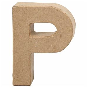 Creativ Company Letter papier-maché - p, 10cm