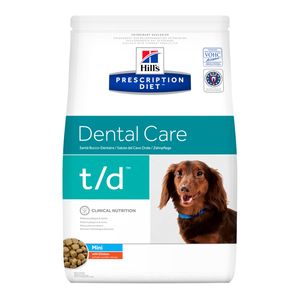 Hill's Prescription Diet t/d Mini Dental Care hondenvoer met Kip 3kg zak