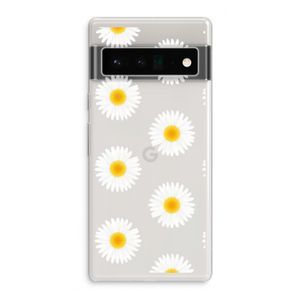 Margrietjes: Google Pixel 6 Pro Transparant Hoesje