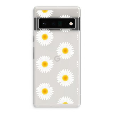 Margrietjes: Google Pixel 6 Pro Transparant Hoesje