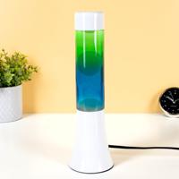 Mini lavalamp blauw en groen gradient