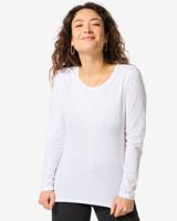 HEMA Dames Basic T-shirt Wit (wit)