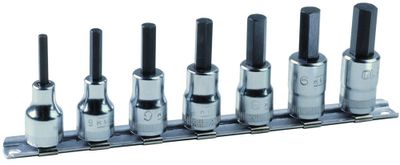 Bahco rail set dopsleutel.6-kant 4-10 | 7409MR/S7