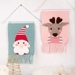 Amigurumi Festival Kerst: Kerst Wandhangers Garen en Haakpakket