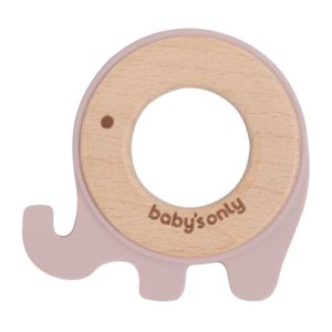 Baby's Only bijtring olifant oud roze Maat
