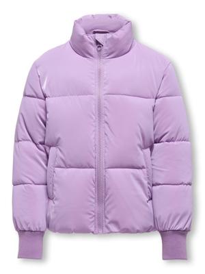 Kids ONLY winterjas meisjes puffer - paars - Kogelise