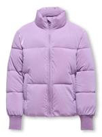 Kids ONLY winterjas meisjes puffer - paars - Kogelise