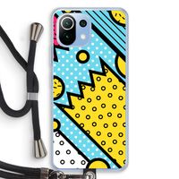 Pop Art #1: Xiaomi Mi 11 Lite Transparant Hoesje met koord