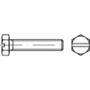 TOOLCRAFT 131177 Zeskantbout M5 12 mm Buitenzeskant met sleuf DIN 933 Staal Galvanisch verzinkt 500 stuk(s)