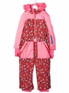 Marc Jacobs Kids combinaison de ski à empiècements contrastants - Rouge